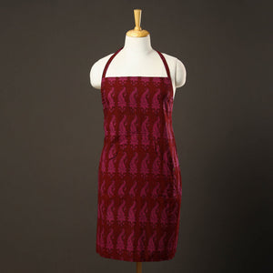 Bagh Block Printed Cotton Apron with Pocket 30
