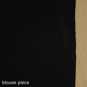 Black - Telia Rumal Handloom Cotton Pochampally Double Ikat Saree 01