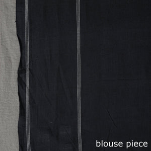 Brown - Pochampally Ikat Weave Handloom Cotton Saree