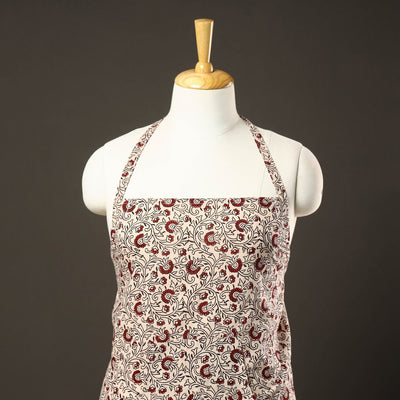 Bagh Block Printed Cotton Apron with Pocket 33