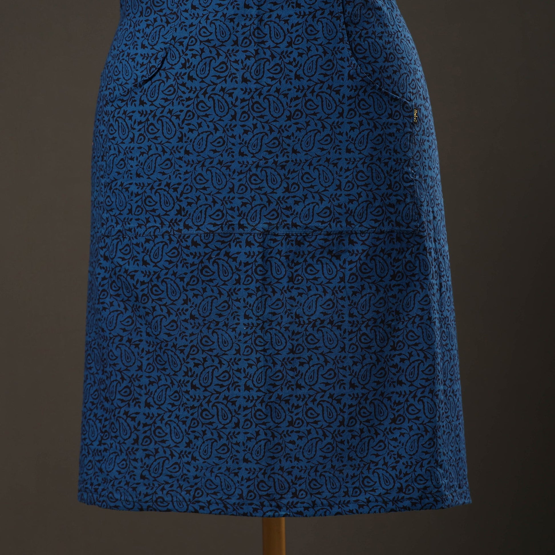 Bagh Block Printed Cotton Apron with Pocket 38