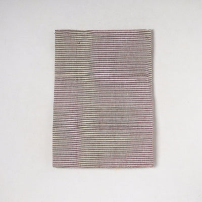 Brown - Jhiri Pure Handloom Cotton Precut Fabric (0.85 meter) 57