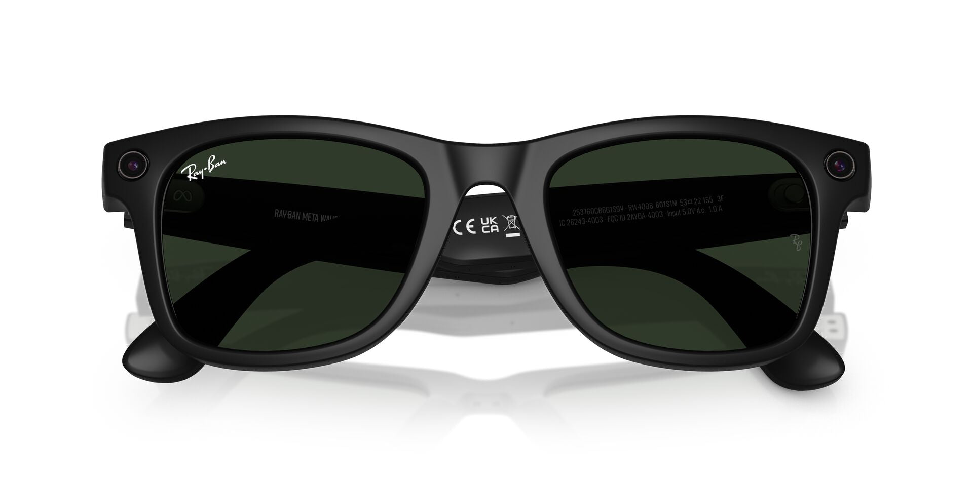 RAYBAN 0RW4008 601S1M 53 META SUNGLASSES