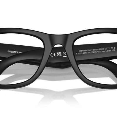 RAYBAN 0RW4008 601S1M 53 META SUNGLASSES