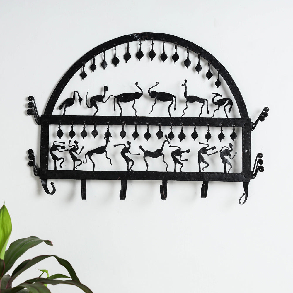 Animal - Bastar Tribal Wrought Iron Wall Hanger