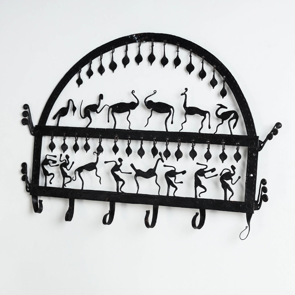 Animal - Bastar Tribal Wrought Iron Wall Hanger