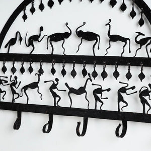 Animal - Bastar Tribal Wrought Iron Wall Hanger