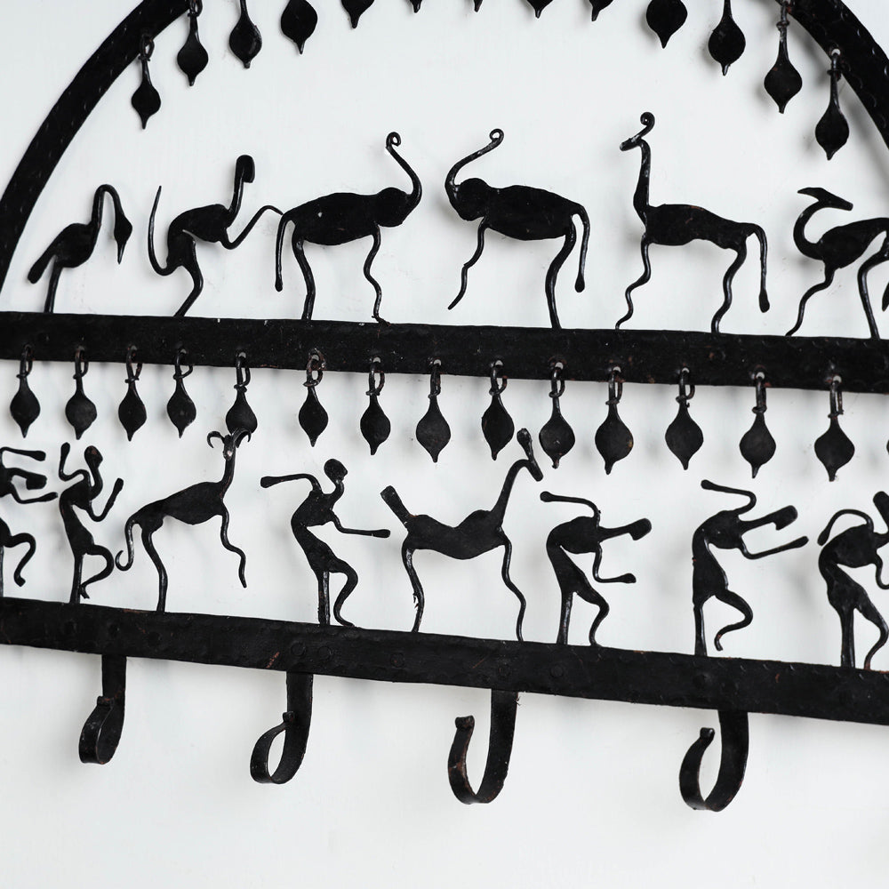 Animal - Bastar Tribal Wrought Iron Wall Hanger
