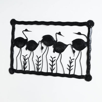 Bird - Bastar Tribal Wrought Iron Frame