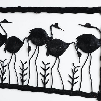 Bird - Bastar Tribal Wrought Iron Frame