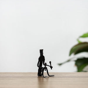 Bastar Tribal Wrought Iron Man Music Stand
