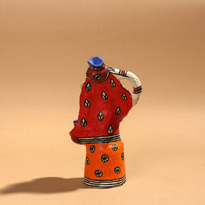 Doll - Madhubani Handpainted Paper Mache Home Decor Item