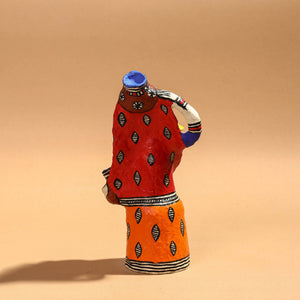 Doll - Madhubani Handpainted Paper Mache Home Decor Item