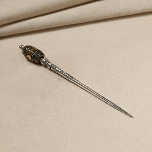 Antique Finish Oxidised German Silver Juda Stick