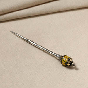 Antique Finish Oxidised German Silver Juda Stick