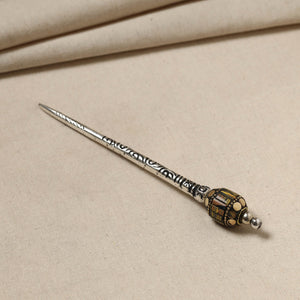 Antique Finish Oxidised German Silver Juda Stick