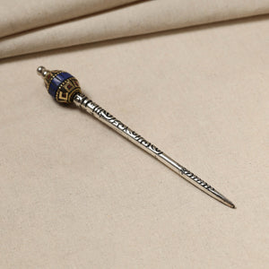 Antique Finish Oxidised German Silver Juda Stick