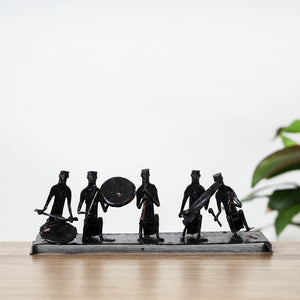 Bastar Tribal Wrought Iron Music Man Stand