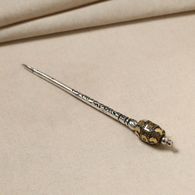 Antique Finish Oxidised German Silver Juda Stick
