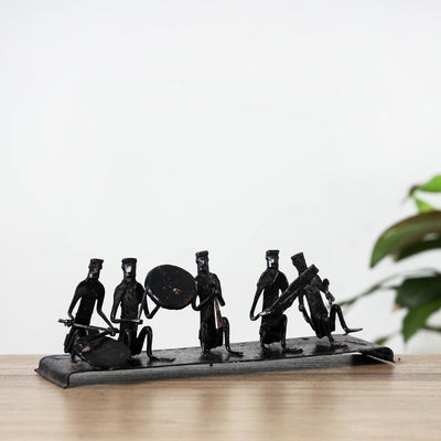 Bastar Tribal Wrought Iron Music Man Stand