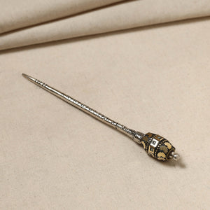 Antique Finish Oxidised German Silver Juda Stick