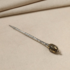 Antique Finish Oxidised German Silver Juda Stick