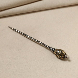 Antique Finish Oxidised German Silver Juda Stick