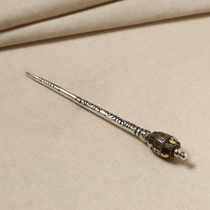 Antique Finish Oxidised German Silver Juda Stick