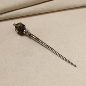 Antique Finish Oxidised German Silver Juda Stick
