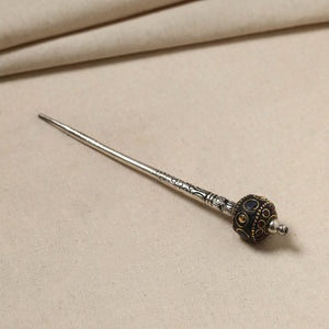 Antique Finish Oxidised German Silver Juda Stick