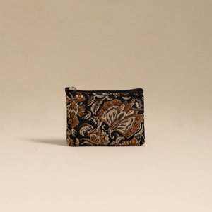 Black - Handmade Quilted Cotton Coin Pouch 27