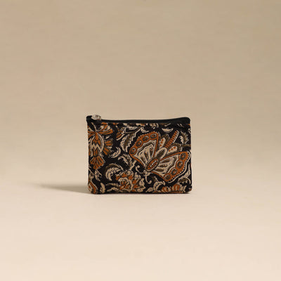 Black - Handmade Quilted Cotton Coin Pouch 27