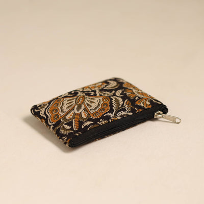 Black - Handmade Quilted Cotton Coin Pouch 27