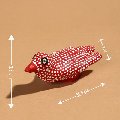 Bird - Madhubani Handpainted Paper Mache Home Decor Item