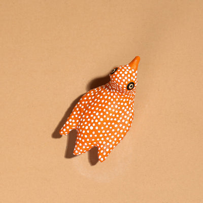 Bird - Madhubani Handpainted Paper Mache Home Decor Item