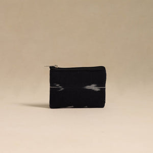 Black - Handmade Quilted Cotton Coin Pouch 62