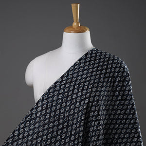 Black - Tiny Bootis Jaipur Print Cotton Fabric