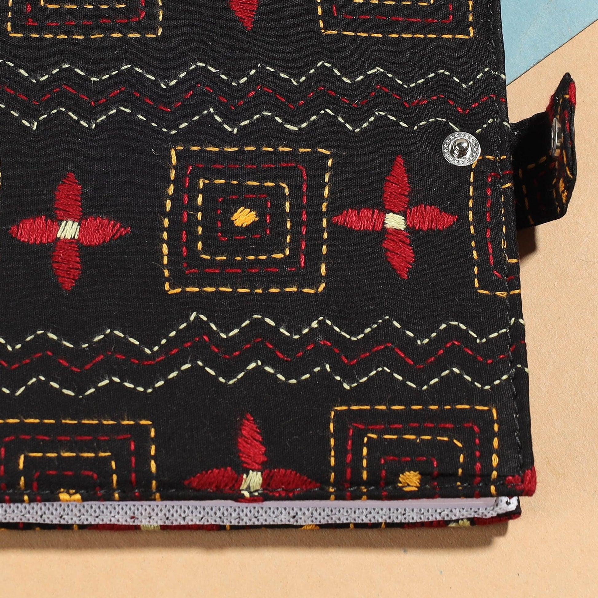 Bengal Kantha Work Handcrafted Notepad (7 x 6 in)