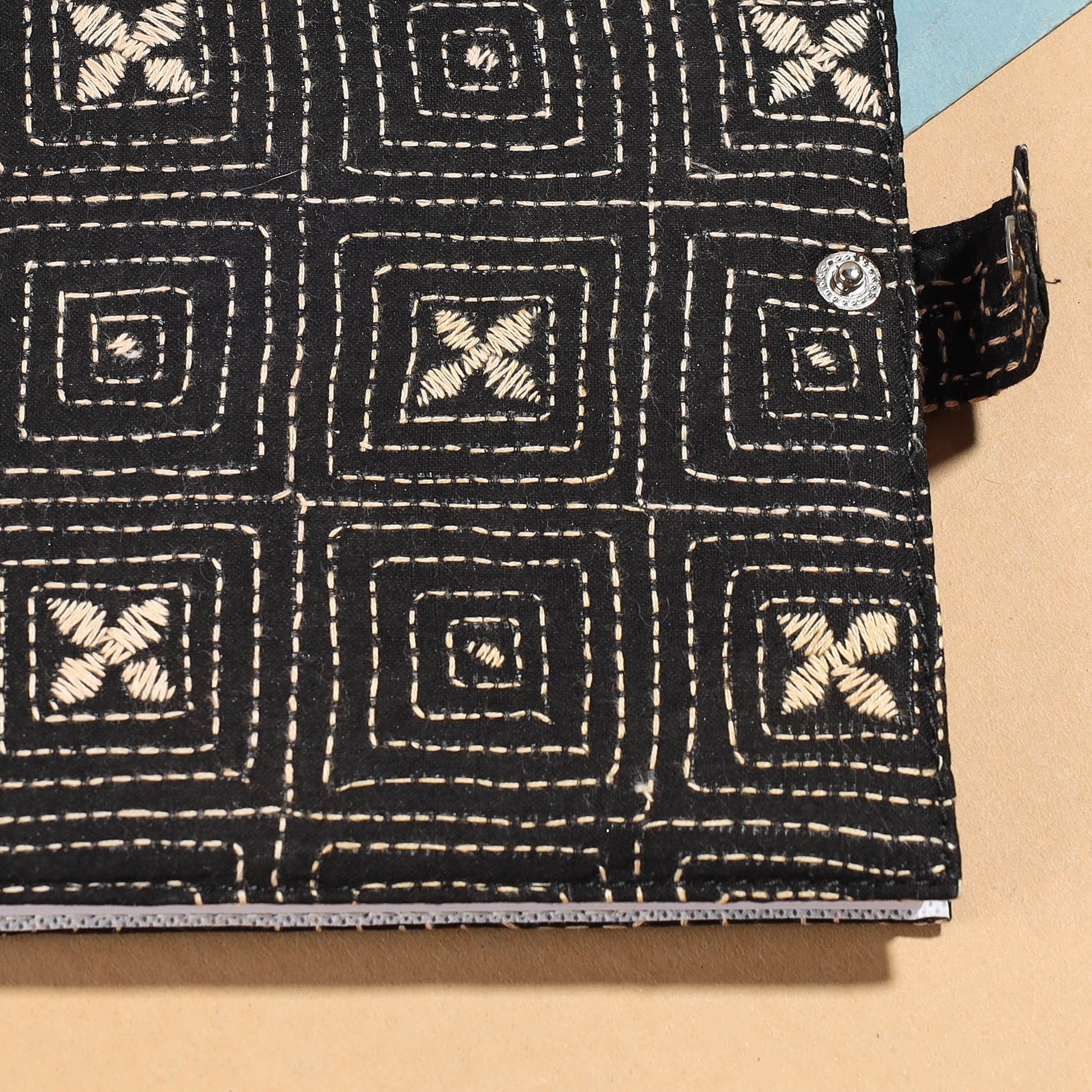 Bengal Kantha Work Handcrafted Notepad (7 x 6 in)
