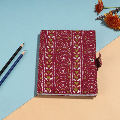 Bengal Kantha Work Handcrafted Notepad (7 x 6 in)