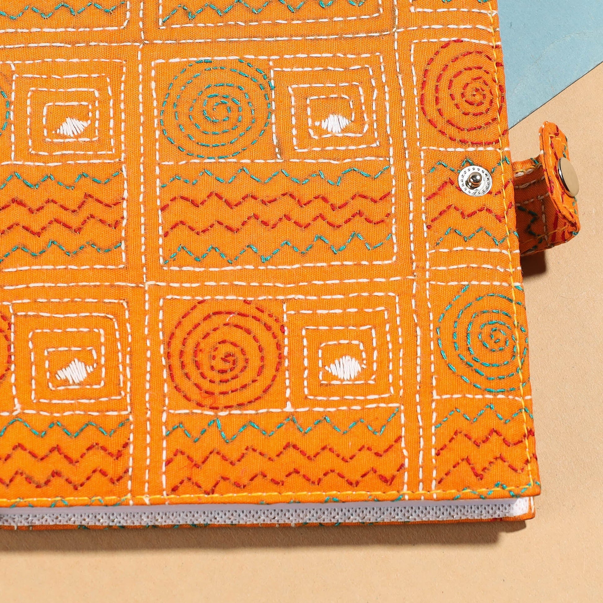 Bengal Kantha Work Handcrafted Notepad (7 x 6 in)