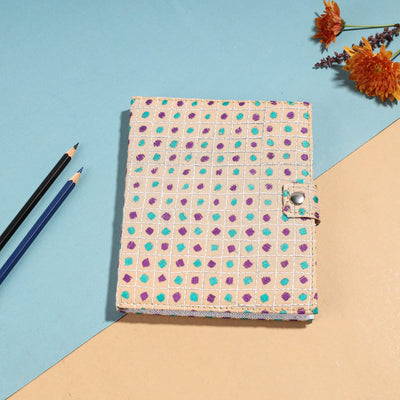 Bengal Kantha Work Handcrafted Notepad (7 x 6 in)