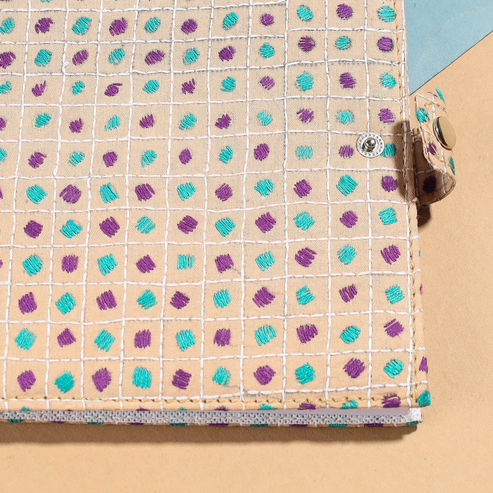 Bengal Kantha Work Handcrafted Notepad (7 x 6 in)