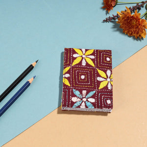 Bengal Kantha Work Handcrafted Notepad (4 x 3 in)