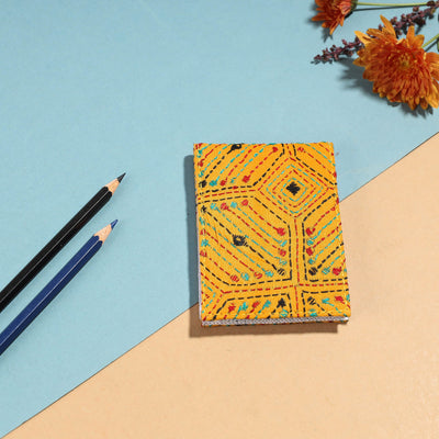 Bengal Kantha Work Handcrafted Notepad (4 x 3 in)
