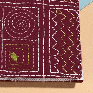 Bengal Kantha Work Handcrafted Notepad (4 x 3 in)