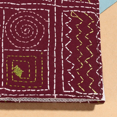 Bengal Kantha Work Handcrafted Notepad (4 x 3 in)
