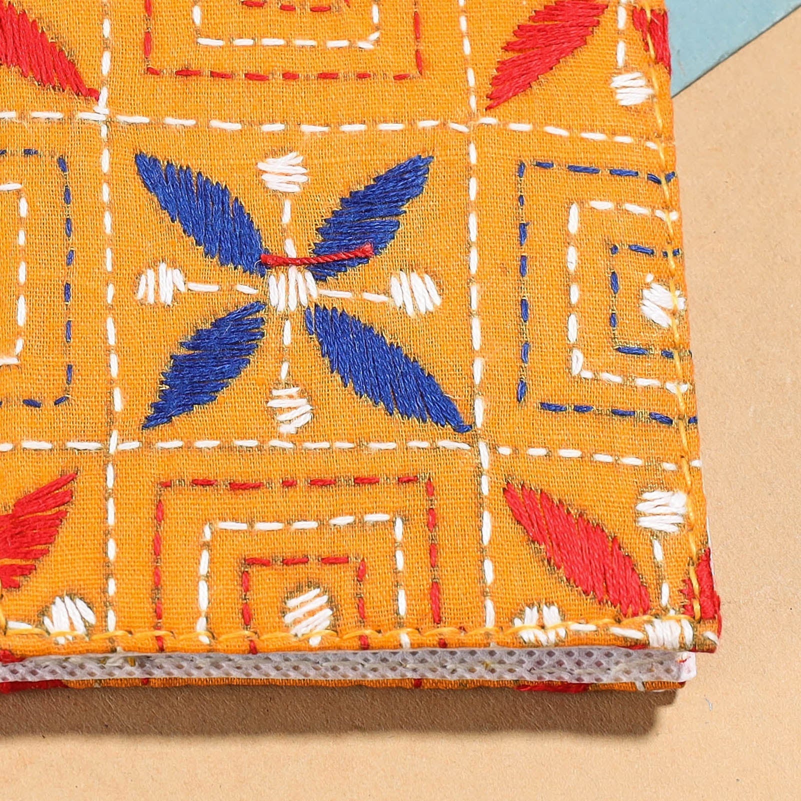 Bengal Kantha Work Handcrafted Notepad (4 x 3 in)