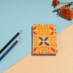 Bengal Kantha Work Handcrafted Notepad (4 x 3 in)