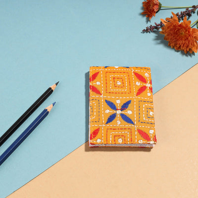 Bengal Kantha Work Handcrafted Notepad (4 x 3 in)